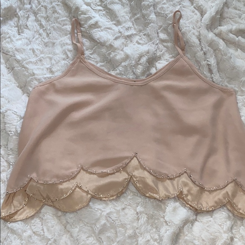 Foreign exchange cropped top